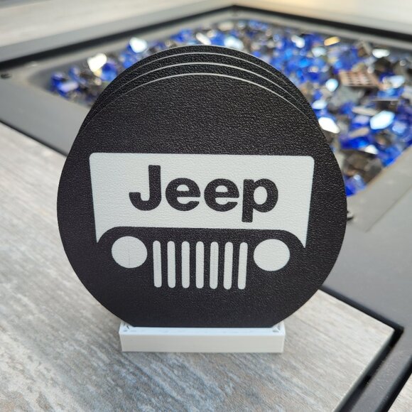 Jeep Coasters (Set of 4) - 3D Printed - Picture 1 of 2